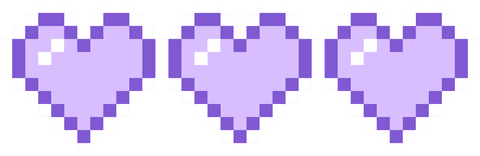 triple purple pixel hearts on transparent background for digital design - Download Free Stock Videos Pikwizard.com