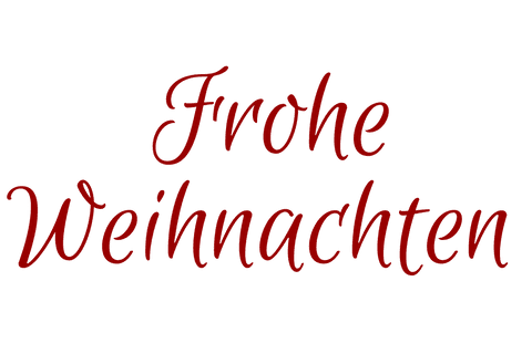 Frohe weihnachten decorative text on transparent background
