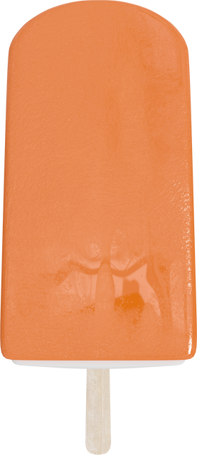 Orange Ice Cream Illustration with Copy Space on Transparent Background - Download Free Stock Videos Pikwizard.com