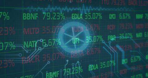 Digital Data Processing with Global Business Interface - Download Free Stock Images Pikwizard.com