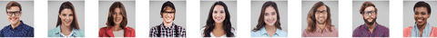 Transparent Background of Diverse Smiling People Photos - Download Free Stock Videos Pikwizard.com