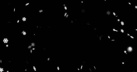 Abstract Snowflake Motif on Dark Backdrop - Download Free Stock Images Pikwizard.com