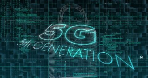 Digital lock highlighting 5g cybersecurity advancements