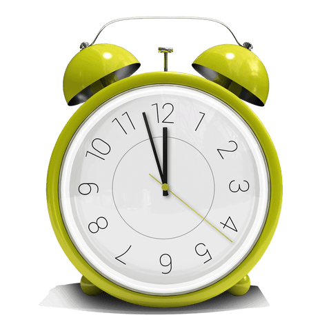 classic twin bell alarm clock on transparent background conceptual - Download Free Stock Videos Pikwizard.com