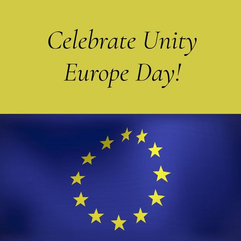 celebrate unity with europe day banner concept - Download Free Stock Templates Pikwizard.com