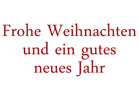 Happy holidays german text on transparent background illustration