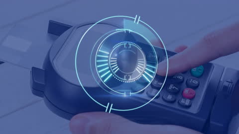 Digital Payment Concept with Holographic Security Interface