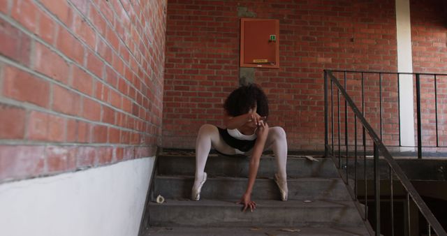 Ballet Dancer in Urban Environment Showing Grace and Strength - Download Free Stock Images Pikwizard.com