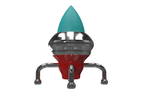 Futuristic Rocket Abstraction on Transparent Surface - Download Free Stock Videos Pikwizard.com