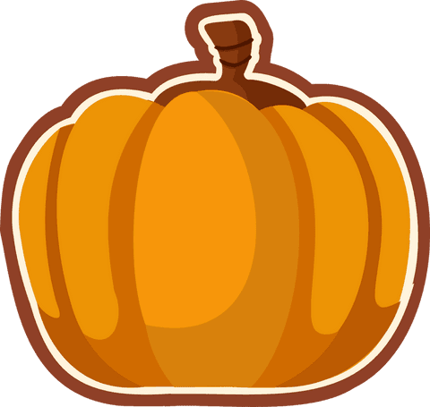 Stylized Pumpkin with Transparent Background for Autumn Designs - Download Free Stock Videos Pikwizard.com