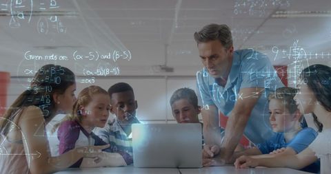 innovative teaching with technology and equations - Download Free Stock Images Pikwizard.com