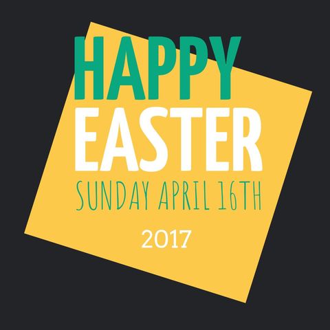 Bold Easter Greeting with Springtime Colors for Festive Announcements - Download Free Stock Templates Pikwizard.com