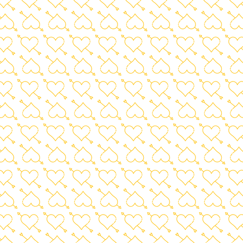 yellow hearts with arrows repeating pattern on transparent background - Download Free Stock Videos Pikwizard.com