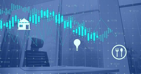 financial data analytics in empty modern office space - Download Free Stock Images Pikwizard.com