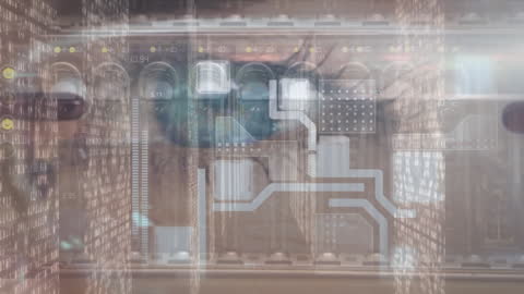 Eye over Virtual Data Circuit and Server Panel