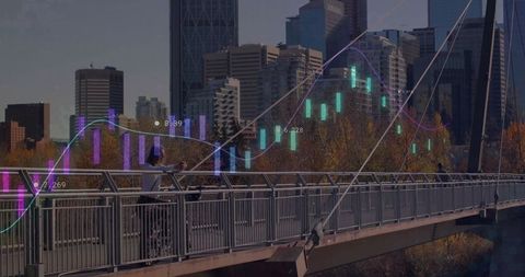 Modern Commuter Bridging Urban Landscape with Data Integration