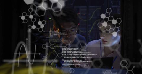 Innovative Data Processing with Diverse Colleagues in Server Room - Download Free Stock Images Pikwizard.com