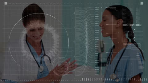 Animated Scientific Data Overlay on Medical Doctors