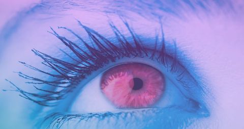 Colorful Female Eye Representing Futuristic Technology Vision - Download Free Stock Images Pikwizard.com