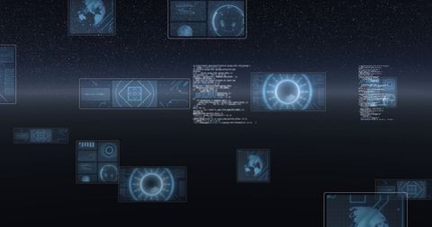 Digital Interface Featuring Data Analytics and Global Network - Download Free Stock Images Pikwizard.com