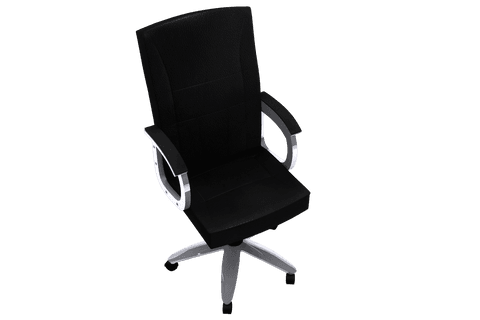 transparent view of modern black office chair from above - Download Free Stock Videos Pikwizard.com