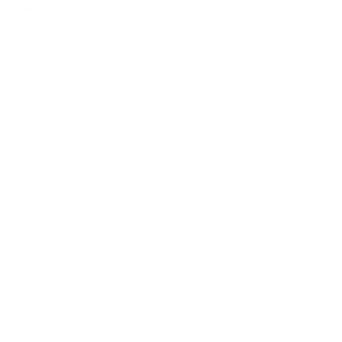 White stars pattern on transparent background for design projects