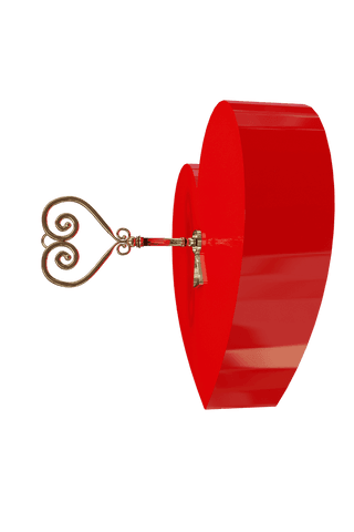 Red Heart and Key on Transparent Background Symbolizes Romance - Download Free Stock Videos Pikwizard.com