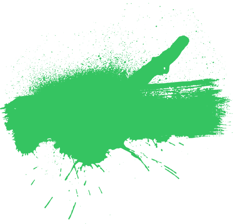 Green Paint Splash with Brushstroke on Transparent Background - Download Free Stock Videos Pikwizard.com