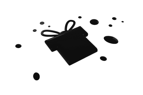 transparent abstract black gift box with paint blots - Download Free Stock Videos Pikwizard.com