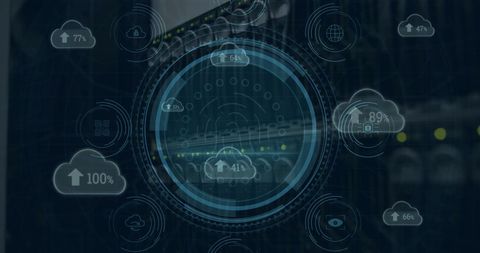Fingerprint and Cloud Computing Interface in Server Room
