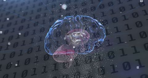 Glowing Digital Brain Representing Cutting-Edge Artificial Intelligence - Download Free Stock Images Pikwizard.com
