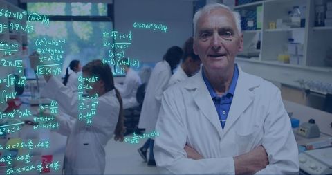 Senior Scientist Overseeing Research in Advanced Laboratory - Download Free Stock Images Pikwizard.com