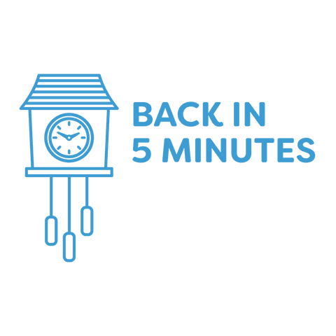 transparent cuckoo clock back in 5 minutes sign - Download Free Stock Videos Pikwizard.com