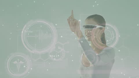 Futuristic Interaction with Virtual Display and VR Glasses