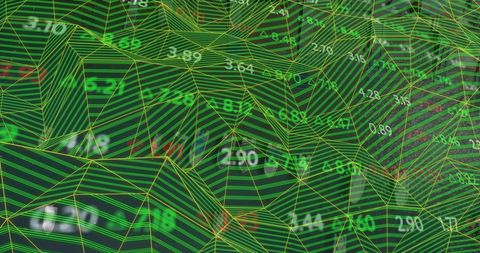 Abstract Digital Financial Data with Cityscape Background - Download Free Stock Images Pikwizard.com