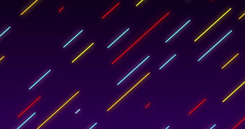 Futuristic Abstract Neon Diagonal Lines Design - Download Free Stock Images Pikwizard.com