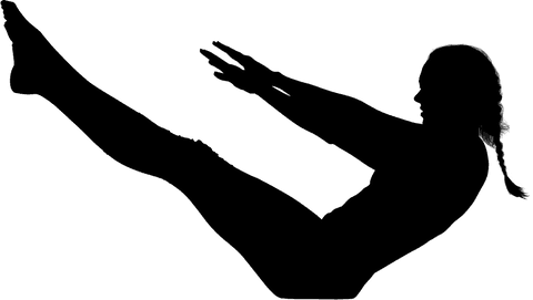 digital silhouette of woman exercising with transparent background - Download Free Stock Videos Pikwizard.com