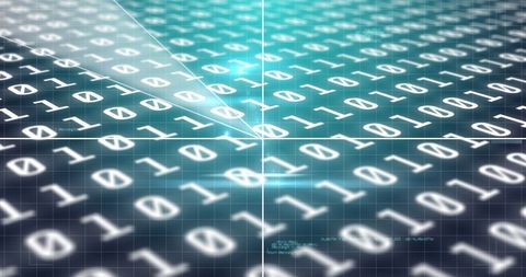 Scope Scanning Over Binary Code for Data Processing - Download Free Stock Images Pikwizard.com