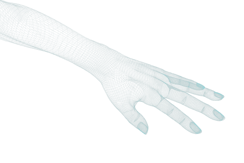 transparent 3d rendered human hand reaching - Download Free Stock Videos Pikwizard.com