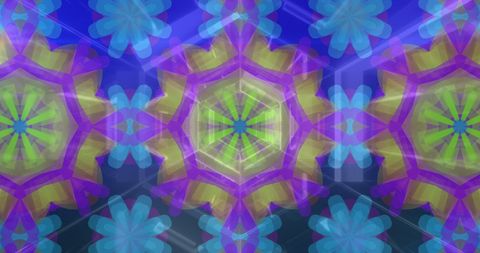 Colorful Geometric Shapes with Digital Tunnel Effect - Download Free Stock Images Pikwizard.com