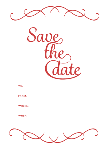 Elegant Red Transparent Save the Date Wedding Decoration - Download Free Stock Videos Pikwizard.com