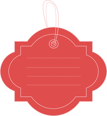 Red Label with String and Spaces on Transparent Background - Download Free Stock Videos Pikwizard.com