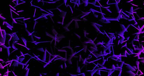 dynamic network of glowing purple connections on black background - Download Free Stock Images Pikwizard.com