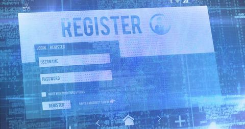 Digital Security and Online Registration Concept Background - Download Free Stock Images Pikwizard.com