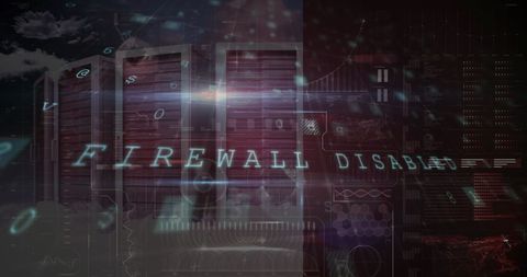 Digital firewall disabled, server vulnerability exposed