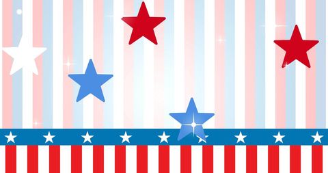 Patriotic Stars Stripes Background for Celebrations