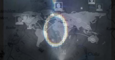 Global Network Concept with Digital Elements and Countdown Timer - Download Free Stock Images Pikwizard.com