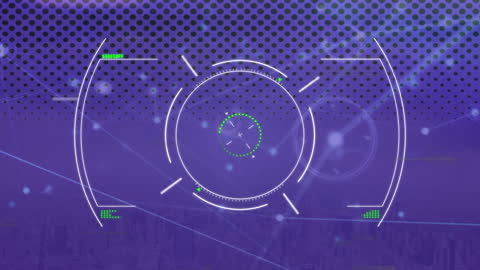 Futuristic Scope Scanning Network Connections Design