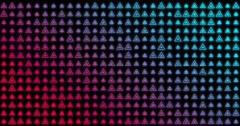 Dynamic Red and Blue Triangle Pattern on Black Background - Download Free Stock Images Pikwizard.com
