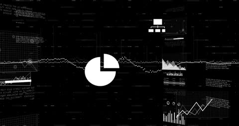 Digital Data Analytics and Visualization Animation